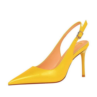 Spetsiga slingbacks – Klassiska stilettklackar i flera färger