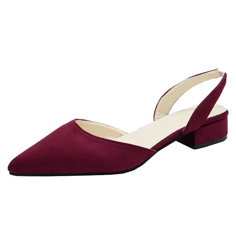 MIREILLE – Spetsiga slingbacks med låg klack | Klassiska och stilrena