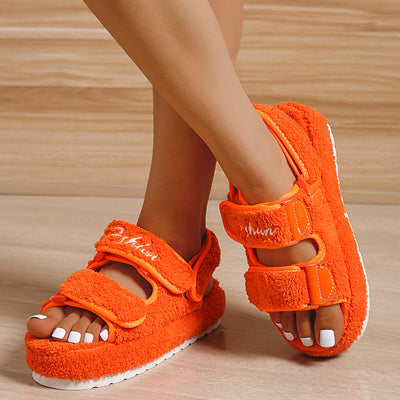 SANDRA - FLUFFY PLATFORM - SANDALER