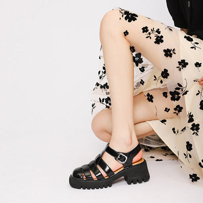 VERONA – Sandaler med chunky klack | Stilrena och bekväma