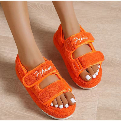SANDRA - FLUFFY PLATFORM - SANDALER