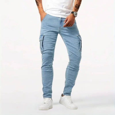 Charlie™ – Jeans med Cargofickor