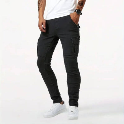 Charlie™ – Jeans med Cargofickor