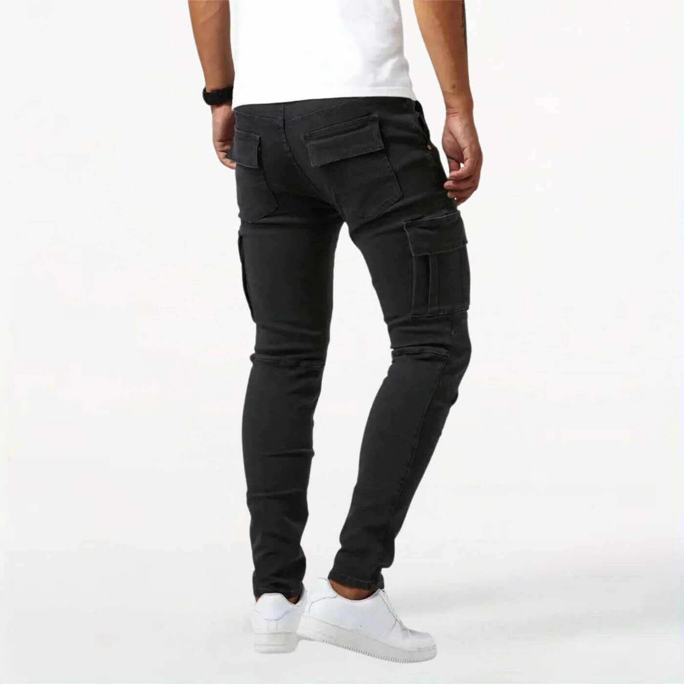Charlie™ – Jeans med Cargofickor