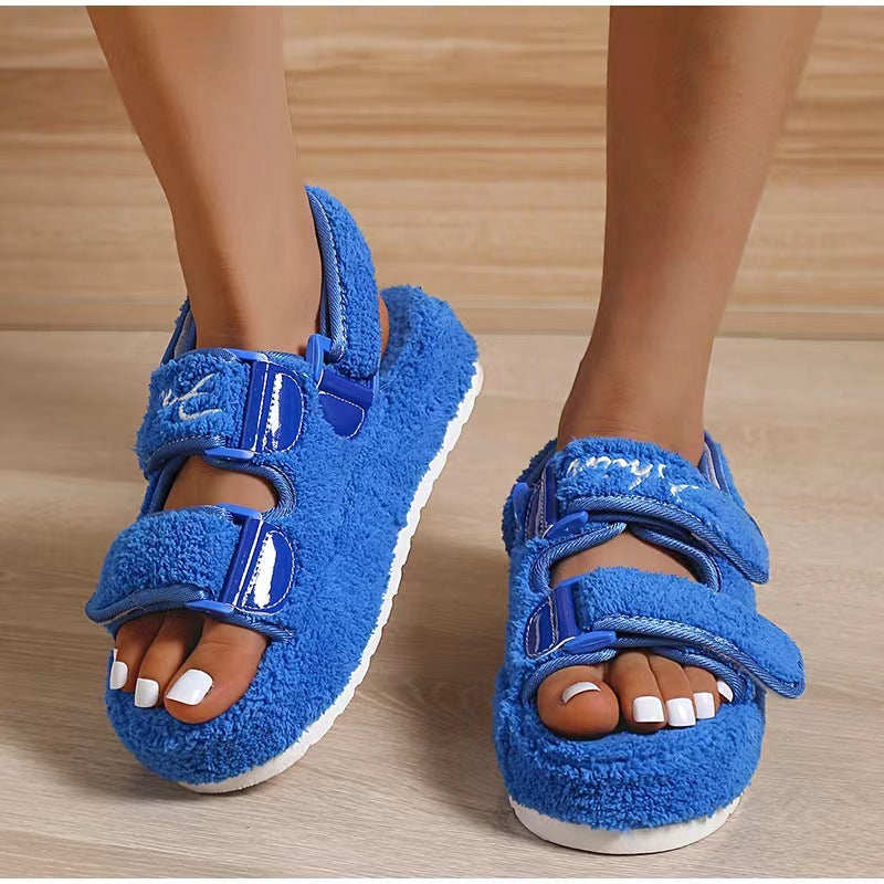 SANDRA - FLUFFY PLATFORM - SANDALER
