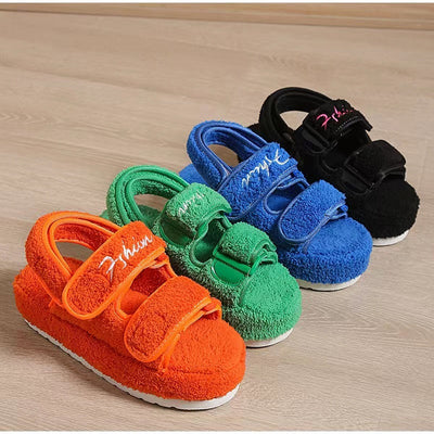 SANDRA - FLUFFY PLATFORM - SANDALER